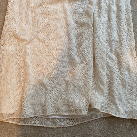 NWT ZARA OPENWORK EMBROIDERY MIDI DRESS - Picture 8 of 10